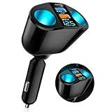 ONGNIUU Dual Hole Zigarettenanzünder 12V / 24V USB Zigarettenanzünder Verteiler 120W Zigarettenanzünder Halterung GPS Recorder für Auto Handy Tablet