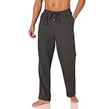 Amazon Essentials Herren-Pyjamahose aus Flanell (erhältlich in Big & Tall), Charcoal Heather, Größe XL
