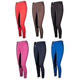 PFIFF Kinder Vollbesatzreithose Thea Reithose, pink, 122