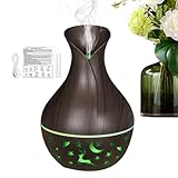 Aromatherapy Diffuser - 200ml Scent Humidifier with Colored LED Lights, Creates Relaxing Home Atmosphere and Mood, Mist Diffuser for Studio SPA Yoga and Bedroom, Quiet with Soft Glow
