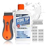WEILAOK Ceranfeld Reiniger, Cerankochfeld Reiniger, Kochfeld Reiniger, Glaskeramik Reiniger, Induktionskochfeld Reiniger, Backofen Grillreiniger, Fettlöser für Herd/Ceran/Backofen/Grill/Kocher