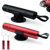 cersaty 2 STK Notfallhammer Auto, 2-in-1 Sicherheitshammer, Gurtschneider Notfallhammer mit 2 STK Notfallpfeife für Notfallrettung und Sicherheitsnotfall