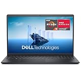 Dell 15 Laptop DC15255 15.6' FHD (1920 x 1080) 120Hz, AMD Ryzen 5 7520U, Radeon 610M Graphics, 8GB LPDDR5 RAM, 512GB SSD, Windows 11 Home, QWERTZ Backlit Keyboard - Black