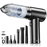 Miecgth 2025 NEU Handstaubsauger Akku,Autostaubsauger Kabellos 22KPA 4-in-1 Mini Staubsauger mit Bürstenloser Motor,Auto Staubsauger Stark für Haus/Auto/Tierhaar/Küche Schwarz