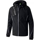 Erima Herren Softshelljacke Function (906201), schwarz/anthrazit, L