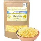 ActiveTimeLife® Bienenwachs Pastillen Bio gelb | Premium | 100 g ideal für Kosmetik Kerzen Cremes Salben Seifen Wachstücher - Das Original im praktischen Zip-Beutel