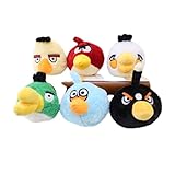 Holludle Weiche Spielzeug Angry Birds Bomber Vögel Niedlich Plüsch Spielzeug Anhänger Kinder Schlafzimmer Spielzeug Jungen Mädchen Rucksack Anhänger