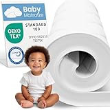 ELONEO Komfortschaum Matratzen Topper 70x140cm, 6 cm Höhe, atmungsaktiver Matratzentopper, Matratzenauflage für Bett und Boxspringbett