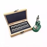 Asyduey Uhrenwerkzeug Uhrengehäuse-Schließer mit Mikrometrischer Schraube 4mm & 4mm Uhrenwerkzeug-Set