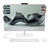 HP Pavilion All-in-One Desktop PC, AMD Ryzen 7 5700U, 32 GB DDR4 RAM, 2 TB PCIe SSD, 27' QHD IPS Display, AMD Radeon Graphics, Windows 11 Home, QWERTZ Tastatur + Maus, White