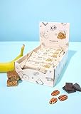 KoRo - Bio Flapjack Banana Bread 15 x 60 g - Vegan & glutenfrei - Ballaststoffreich (11 g/100 g) - Mit Bananenchips, Pekannüssen & Schokostückchen