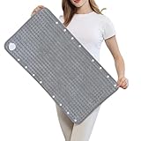 Sionhiuo Heizkissen - 61x30 cm Wärmekissen für kalte Tage - Weiche Waschbare Wärmeauflage Für Rücken Stuhl Bett Füße Nacken Schultern Knie Für Frauen Männer Ältere Personen