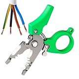 Gwtdtoad Elektrische Kabelabisolierzange,Multifunktion Mini Kabelabisolierer Schneider,Universalwerkzeug Zum Schneiden Crimpen Abisolieren Abmanteln Spalten Wickeln | Präzisionszange Mit Greifbacken