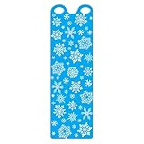 Feizikaw Wintersportausrüstung Teppich-Schlitten,leicht,zusammenrollbar,für Kinder und Erwachsene,ideal für Wintersport im Freien,137 x 43 cm (Sky Blue,One Size)