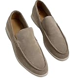 Loafer Herren Wildleder Penny Loafers GemüTlich Fahrende Schuhe Mokassin Slippers Herrenschuhe Slipper Modische Herrenschuhe Mit Einem Fuß Und SteigbüGel Einfarbig Sneaker