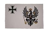U24 Brillenputztuch Preussen Fahne Flagge Glasreinigungstuch Microfasertuch