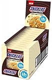 Hi Protein Cookie, Cookie Box 12 x 60g Karton, White Choc & Peanut, Extra Portion Eiweiß,