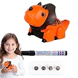 ycezw Dinosaurier Fußspielzeug, Dinosaurier Silhouette Gehen - Boulegez Dinosaurs Spielzeug,Gehende Tierfigur mit Musik für Kinder Mädchen für alle