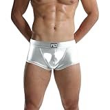 Boxershorts Herren Boxershorts Casual Bequeme Weich Boxer Briefs Unterhose Atmungsaktiv Microfaser Trunks große Größe Schlüpfer Retroshorts Männer Elastische Sportunterhosen