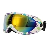 Naroote Hundesonnenbrille, UV-Schutz, Hundesonnenbrille, Hohe Lichtdurchlässigkeit, PC-Gläser für Geschenke (Weißer lila Rahmen)