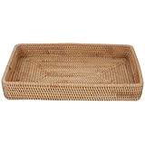 Veemoon Brotkorb Lebensmittelkorb Geflochtenes Rattantablett Weidentablett Serviertablett Aus Dekoratives Rattantablett Dekoratives Tablett Rattantablett