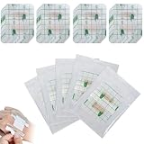 Wasserfeste Pflaster,6x7cm Duschpflaster Wasserfest,Steril Transparent Pflaster Wasserfest,Wundpflaster,Wundverband,Wasserfestes Pflaster zum Duschen Sport Baden - 25 Stück