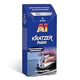 DR. WACK A1 Kratzer Polish 50 ml inkl. Mikrofasertuch - Kratzer-Entferner für Autos - Polierpaste für Lack & Kunststoff - Autopolitur für mehr Glanz - Hochwertige Autopflege