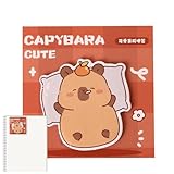 Lustige Sticky Notes Minii - Sticky Notes Office, Capybara Memo Pad | Haftnotizen Capybara Notizbücher Haftnotizen, Notizbücher mit Cartoon-Tieren Notizkarten