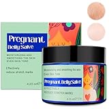 120g Mama Schwangerschaft Body Butter, Anti Dehnungsstreifen für Mama, Körperbutter Schwangerschaft, Geschenke für Werdende Mütter, Körperpflege Creme für Babybauch, Hilft Bei Dehnungsstreifen
