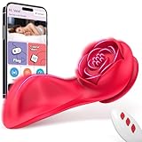 Vibrator mit Fernbedienung Sex Spielzeug für die Frau - Butterfly Vibration für Frauen Klitoris, Auflege Vibration mit 7 Vibrationsmodi Leise & Magnet Ferngesteuerter Vibrator Sex Spielzeug für Paar