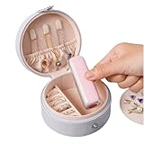 Reise Schmuck Organizer | Ohrringe Aufbewahrungsbox | Tragbare Aufbewahrungsbox Für Schmuck,Für Ohrringe Halsketten Ringe Lippenstifte Und Heimgebrauch