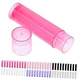 DEARMAMY 60Stücke Leere Lippenbalsamröhrchen DIY Lippenstiftbehälter Transparent Für Lippenpflege Reisen