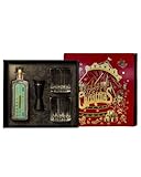 Quarantini Dry Virgin Gin Geschenkset inkl. Rezeptbuch | alkoholfreie Alternative zum 500 ml Premium Gin mit hochwertigen, fruchtigen Botanicals aus Papaya, Bergamotte & Minze