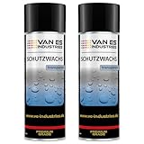 2x Schutzwachs Spray 400ml transparent Sprühwachs Unterbodenschutz Rostschutz Korrosionsschutz 19,88€/L