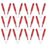 minkissy Zahnreinigungsgerät Interdentalbürsten 50 Stück 3mm Kunststoff Zahnseide Stick Mundpflege Zubehör für Unterwegs und Zuhause