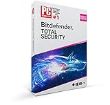 Bitdefender Total Security 2024 - 10 Geräte | 2 Jahre Abonnement | PC/Mac | Aktivierungscode per Post