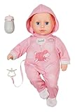 Baby Annabell Hannah Spiel mit Mir, Babypuppe mit 5 Funktionen, weichem Stoffkörper und Accessoires, 36cm große Puppe, für Kinder ab 1 Jahr, 710692 Zapf Creation