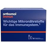 Orthomol Immun - Mikronährstoffe zur Unterstützung des Immunsystems - mit Vitamin C, Vitamin D und Zink - Trinkampullen/Tabletten, 30 St. Tagesportionen