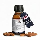 Naissance Süßes Mandelöl (Nr. 215) 100ml - Vegan, Gentechnikfrei - für Haar und Körperpflege, Aromatherapie und als Basisöl für Massageöle