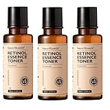 3Pcs Retinol Toner feuchtigkeitsspendende und feuchtigkeitsspendende Essence Toner Double-Effect Anti-Aging 300ml