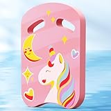 Flintronic Schwimmbrett Kinder, Schwimmen Kickboard Trainingsausrüstung, Schwimmbrett Kickboard mit Griffen und Cartoon Muster, Schwimmhilfe für Schwimmübungen für Kinder und Schwimmanfänger