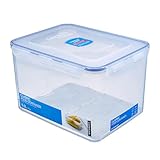 LocknLock PP Classic Vorratsdose mit Ablaufgitter | 9 L | 29,5 x 23 x 18,5 cm | 100 % luft- und wasserdicht | Gefrier-& Kühlschrank Organizer | Spülmaschinen-& Mikrowellengeeignet