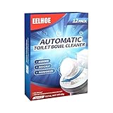 Automatische Toilettenreiniger-Tabletten, 12 Stück, 48g, mit Bleich-, Entkalk- und Deodorier-Funktion