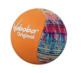 Waboba Original Wasserhüpfball - Wasserfestes Strandspielzeug, Poolspiele für Kinder & Erwachsene, Outdoor-Spaß - Model Design (5,6 cm) - Orange Swirls