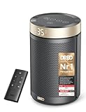 Dreo Energiesparender Heizlüfter, 34 dB Leiser 1500W Elektrischer PTC Keramik, Thermostat, Überhitzungs- & Kippschutz, 12 Std. Timer, Elektroheizung für Räume Schlafzimmer, Heater 316, Gold