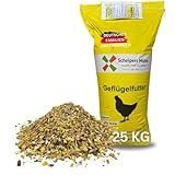 Scheipers Mühle Legemehl NG 25 kg – natürliches Legealleinfutter OHNE GENTECHNIK für Hühner & Legehennen – ohne Soja – mit Ackerbohnen & Kartoffeleiweiß – grobe Struktur