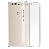 REY Transparent Silikonhülle TPU für Huawei P10, Handyhülle Premium Kratzfest TPU Durchsichtige Schutzhülle, Ultradünne 0,33 mm
