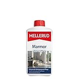 Mellerud Marmor Reiniger & Pflege | 1 x 1 l | Effizientes Mittel zum Schützen und Pflegen von Natur- und Kunststein Oberflächen im Innenbereich