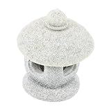 HAPINARY Steinlaternen Ornamente, Mini Accessoire, Gartendekor, Kleines Pavillon Modell, Gartenpavillon Modell, Mini Pavillon Statue, Sandtisch Pavillon Modell, Pavillon Ornament, Bonsai