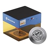 SCULPFUN iCube 3W laser graviermaschine, mini lasergravierer mit Rauchfilter, Sculpfun APP Gravur, Gravurgeschwindigkeit 10000 mm/min, Temperatur alarm, 130x130 mm Gravurbereich